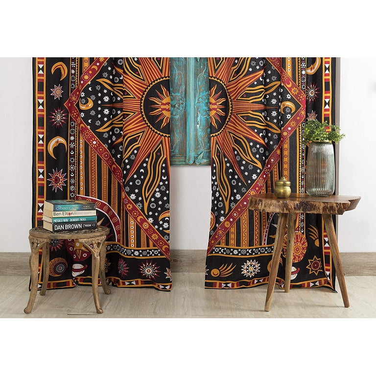 Indian Window Curtains Hippie Mandala Door Hanging Indian Window Curtains Hippie Mandala Door Hanging