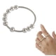 thumbnail image 1 of Anillo De Ansiedad Fidget Anillo De Cuentas Redondas Anillo De Alivio De Tensión De Rotación Libre Cateissary AP006159-02, 1 of 6