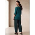 thumbnail image 2 of Jessica London Women's Plus Size Cold Shoulder Top, 2 of 4