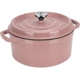 thumbnail image 1 of Dutch Oven Pink,Enameled Cast Iron Dutch Oven with Lid, 5 Quart Round Nonstick Enamel Cookware Crock Pot,Dutch Oven with Dual Handle and Cover Casserole Dish 9.45 Inch, 1 of 6