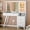 1.LED Bulb-White, variant on FANRAL Makeup Vanity with Lights and Mirror,Vanity Desk with 5 Drawers & Charging Station,Fluted Glass Top Vanity Table with RGB Storage Cabinet,Natural Oak Vanity