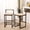 Natural, variant on Backless Bar Chairs ( Of 2). Paper Rope Woven, Iron Base. Stylish And . 220lbs Capacity. For Different Spaces. Easy To Assemble 2 Stools With Seat. Frame. Practical. 15.74"x13.39"x25". Various