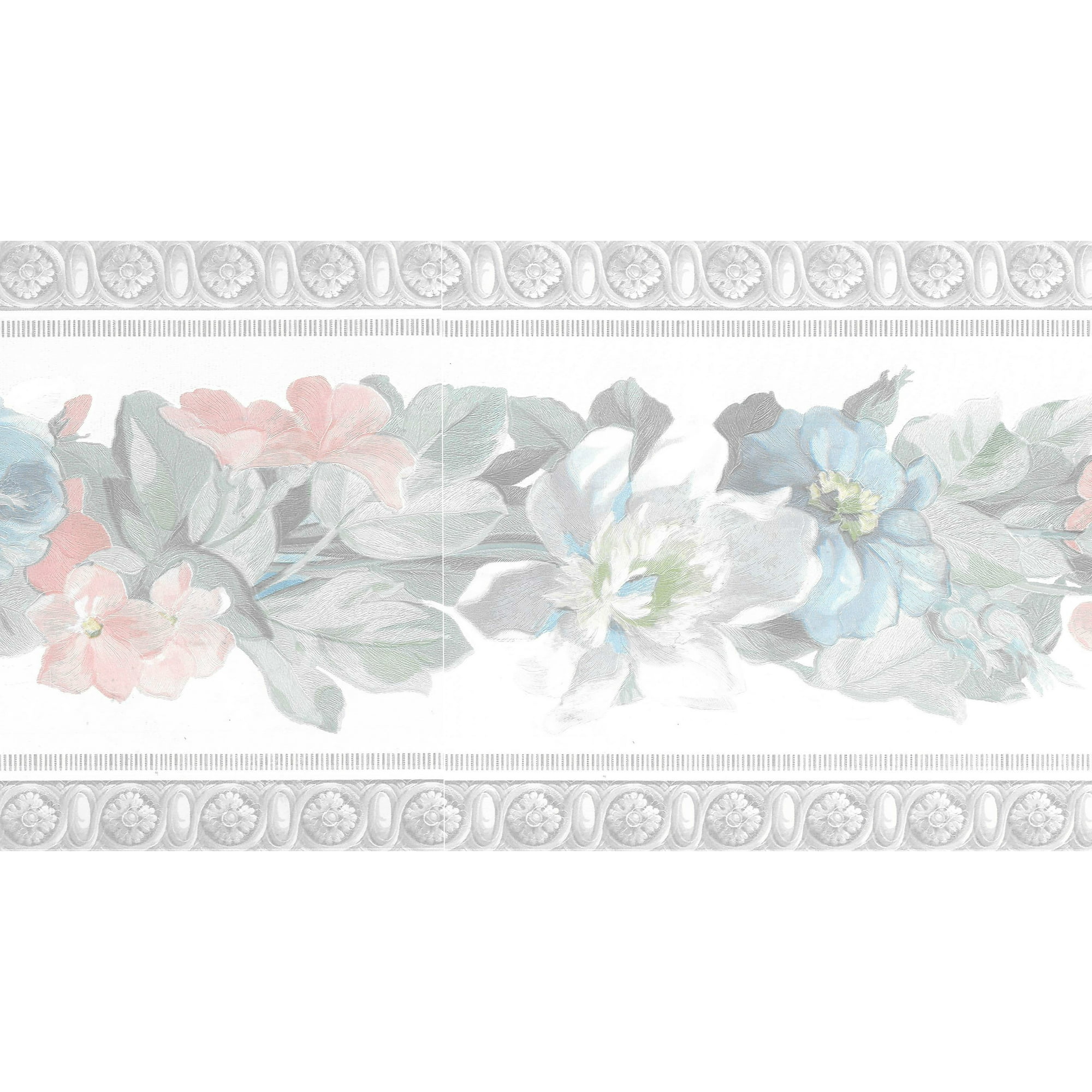 Pink And Green Wallpaper Border