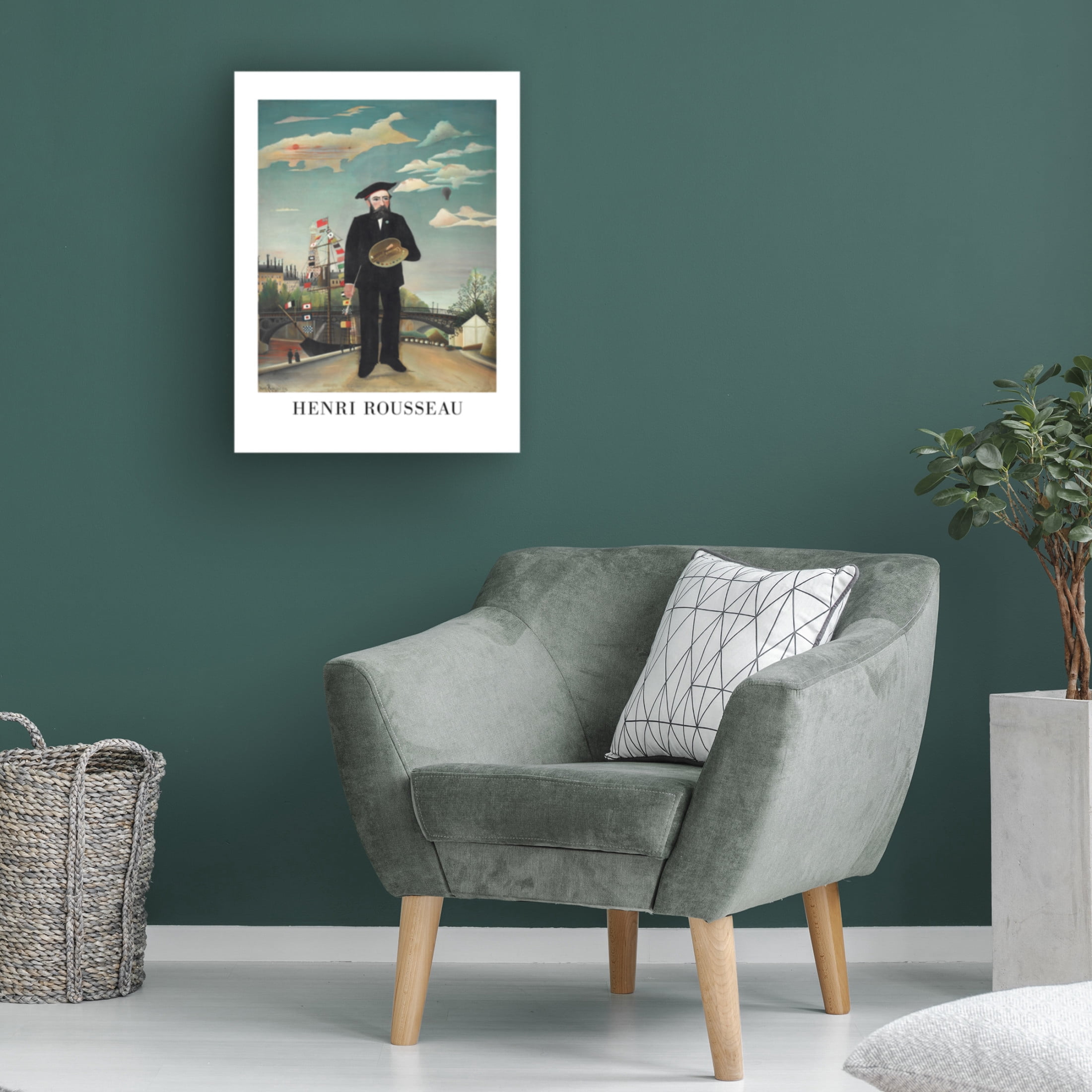 Trademark Fine Art Pictufy  Self Portrait 1890 Canvas Wall Art