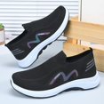 thumbnail image 4 of Willtoo Mens Slip On Breathable Knit Walking Loafer Non Slip Cushioned Lightweight Casual Footwear for Travel Gym Daily Errands, 4 of 5