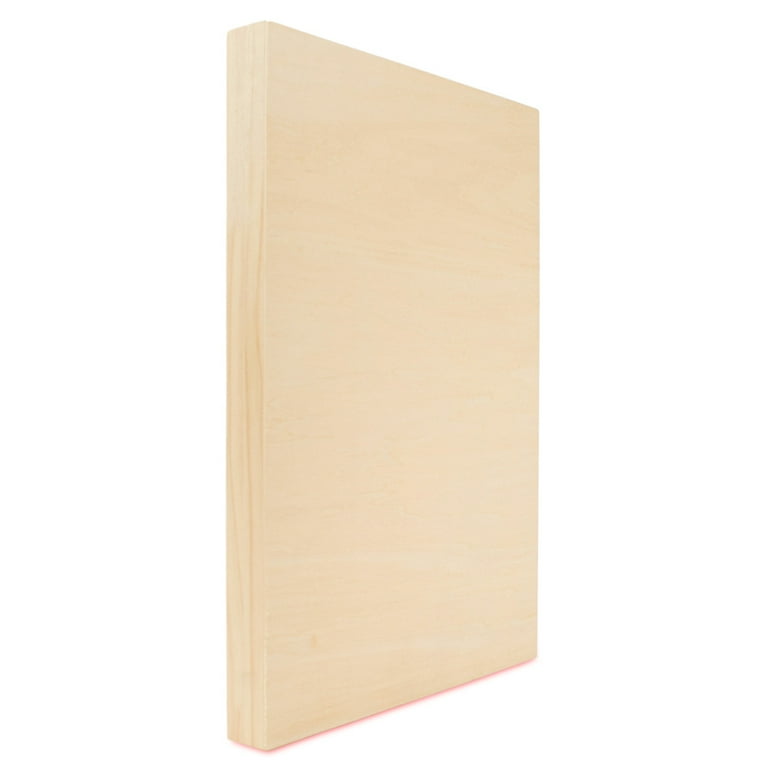 Square Wood Canvas 8 x 8 x 1-1/2 inch, Pack of 32 Unfinished Wood