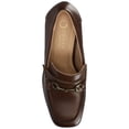 thumbnail image 5 of Journee Womens Aisha Moc Toe Stacked Heel Comfort Pumps, 5 of 10
