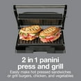 thumbnail image 2 of Proctor Silex Panini Press Sandwich Maker & Compact Grill with Nonstick Plates, 2 of 8