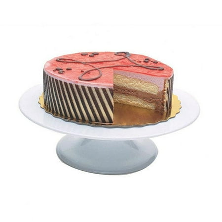 Paderno World Cuisine White Revolving Cake Stand