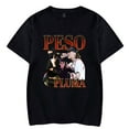 thumbnail image 2 of Peso Pluma T-shirt à Manches Courtes 2023 World Tour Merch Imprimé Unisexe Mode Décontractée Style HipHop, 2 of 4