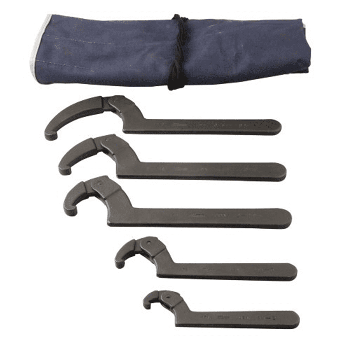 Martin Tools SHW5K Adj. Hook Spanner Wrench Set