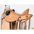 thumbnail image 4 of 17 In Western Horse Wade Saddle American Leather Ranch Roping Tan Hilason, 4 of 7