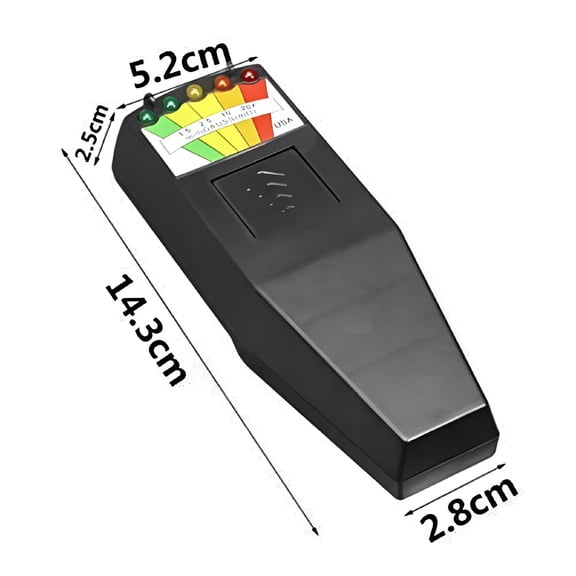 GJX 2026 New 5 Led Portable Emf Meter for Home,Magnetic Field Ghost Hunting Paranormal Equipment Tester for Office&Home