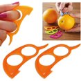 thumbnail image 1 of Juego de 2 peladores de cítricos, pelador de cocina para vacas cítricas, limón cítrico, pelador de frutas para cierva fácil de quitar, frutas y verduras, 1 of 5