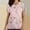 Pink, variant on EQWLJWE Scrubs Top for Women Heart Print 2 Pocket V-Neck Nursing Scrubs Women's Scrub Top