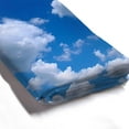 thumbnail image 6 of Clouds Shower Curtain, Blue Sky Shower Curtain, Nature Scenery Shower Curtain Set Waterproof Bath Curtain Bathroom Decor with 12 Hooks, 72x72 inches, 6 of 6