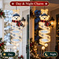 thumbnail image 5 of Diceymbol 9.84 in Polar Bear Christmas Magic Spiral Hanging LED Light Collection, Warm LED Glow Vertical Holiday Decor for Porch Doorway Window Covered Patio, 5 of 10