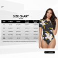 thumbnail image 2 of Rateoe Lilies Flowers Printed Women Rash Guard Short Sleeve,Tummy control Swimsuit Surfing Swimsuit Bathing Suit Short-sleeved Onesie UPF 50+, 2 of 6