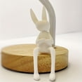 thumbnail image 6 of Dserhfy Bunny Statue Modern Sitting Bunny Figurine Easter Rabbit Sculpture for Home Living Room Office Table Shelf TV Cabinet Decor, 6 of 7