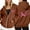 A-Brown127, variant on XIAOCHA Pink Ribbon Zip Up Hoodies for Women Breast Cancer Awareness Fleece Hooded Jacket Casual Loose Cozy Sport Hoodie