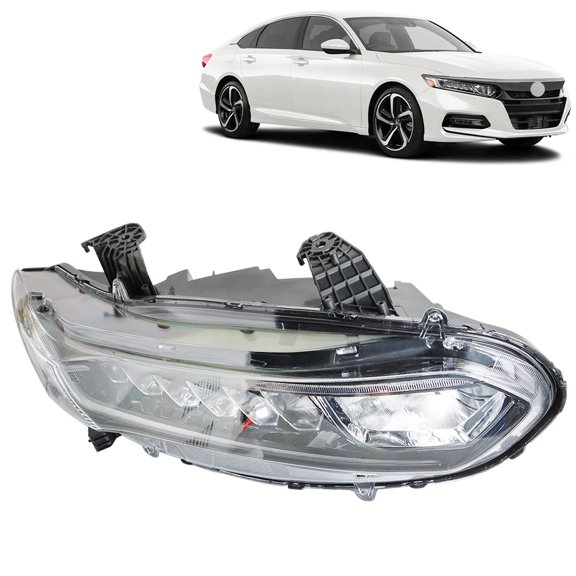 LABLT Right Side Headlamp Pair Halogen Headlight for 2018-2020 Accord Models Passenger Side