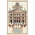 thumbnail image 2 of Palladio, Andrea 16x24 Gold Ornate Wood Framed with Double Matting Museum Art Print Titled - Palladio Facade I, 2 of 4