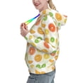 thumbnail image 2 of Salouo Colorful Lemons Pattern Hoodie Sweatshirts for Women, Autumn Pullover Hoodie Workout Sweat Women's Long Sleeve Preppy Sweatshirts-X-Large, 2 of 7