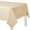 Beige, variant on ELEGANI Flannel-Backed Vinyl Tablecloth | Waterproof, Stain-Resistant, Easy Care | for Indoors and Outdoors -Gold
