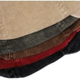 thumbnail image 3 of LinYooLi Japanese Oversized Corduroy Newsboy Hats for Women Vintage Unisex Paperboy Painter Beret Cap, 3 of 4