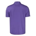 thumbnail image 3 of Men's Cutter & Buck Purple TCU Horned Frogs Pike Eco Tonal Geo Print Stretch Recycled Polo, 3 of 3