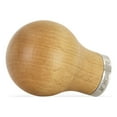 thumbnail image 2 of Mishimoto Round Steel Core Wood Shift Knob, Beech Wood, 2 of 6