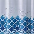 thumbnail image 5 of PRATYUS  Shower Curtain, Modern Geometric Shower Curtain Fabric Shower Curtain Water Resistant with Hooks for Bathroom Standard Size - Blue and White 36x72, 5 of 7