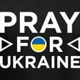 thumbnail image 3 of CafePress - Pray For Ukraine Women's V Neck Dark T Shirt - Women's V-Neck Dark T-Shirt, 3 of 4