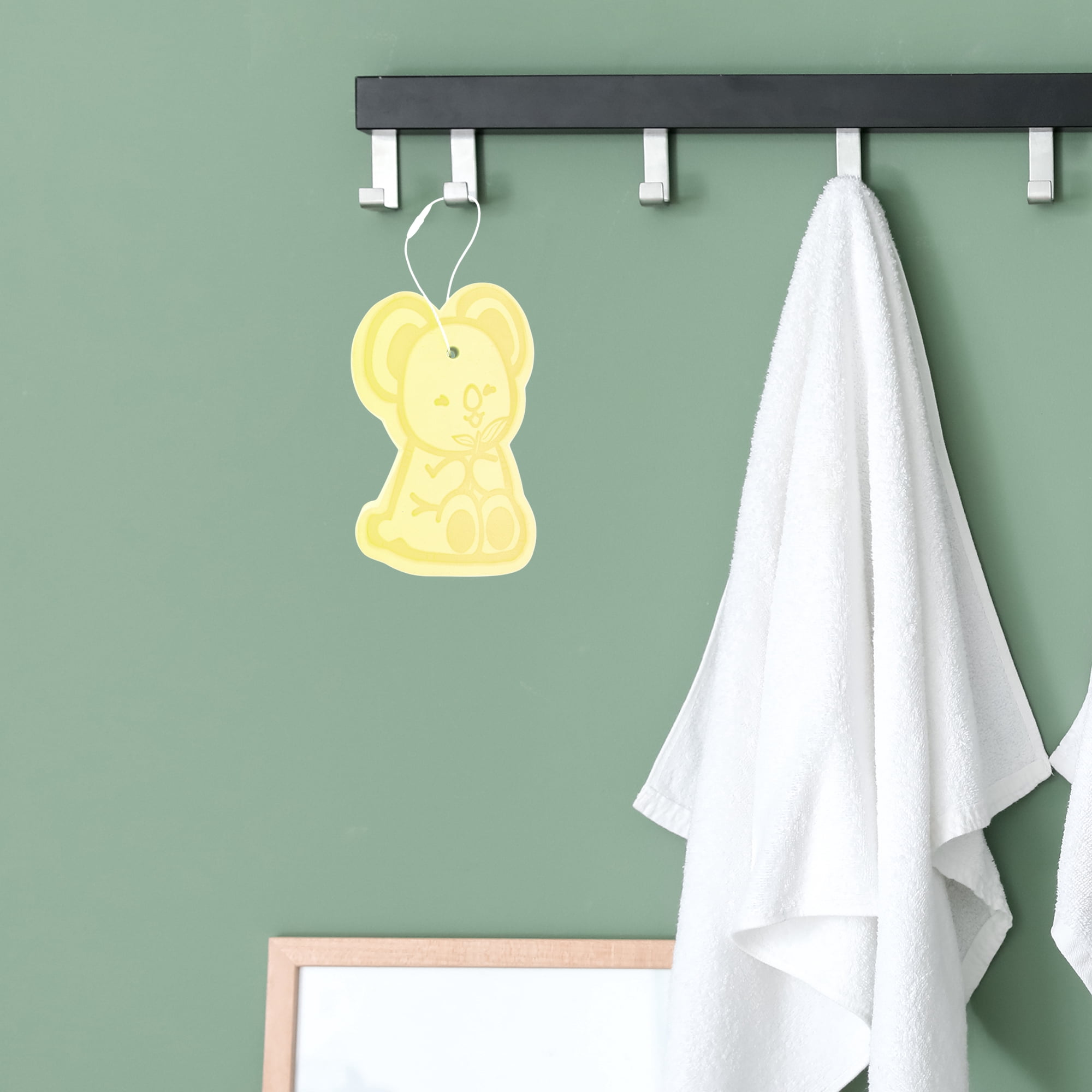Unique Bargains Cartoon Bath Shower Brush 4.53"x2.76"x1.1" 1 Pc Lemon Yellow
