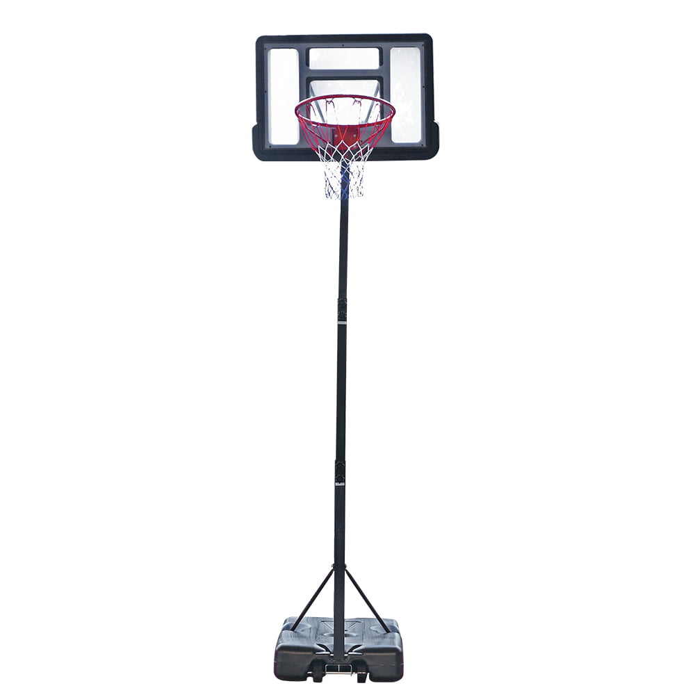 LARGE Compact Basketball Hoop Net Stand Backboard Adjustable 2.1m-2.6m Outdoor 