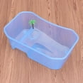 thumbnail image 2 of Plastic Turtle Live Breeding Box Container Turtle Tank with Drying Platform (Size S), 2 of 4