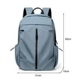 thumbnail image 3 of Mochila Mochila Oxford Bolsa de negocios impermeable con cremallera para viajes de oficina (azul) Likrtyny Para Estrenar, 3 of 6
