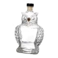 thumbnail image 4 of Decantador de whisky con diseño de búho, 125 ml, dispensador de vino transparente, vidrio de borosilicato, ideal para coleccionistas, papá, abuelo o, 4 of 8