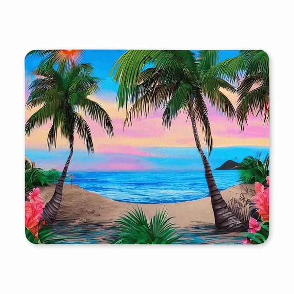 Blue Ocean Seawater Mouse Pad, Waterproof&Anti-Slip Rubber Base Gaming Mouse Mat, Mousepad with Designs Printed for Office Computers Laptop&Keyboard