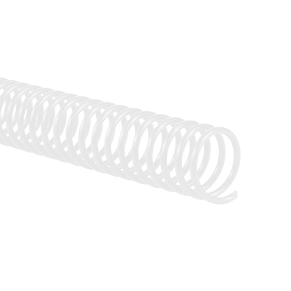 GBC Color Coil Binding Spines, 16 mm, Clear, 100 Pack