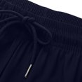 thumbnail image 6 of Plebaso Mens Athletic Pants Elastic Waist Drawstring Lightweight Running Trousers with Zipper Pockets, 6 of 6