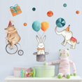 thumbnail image 4 of Fankiway Animals Wall Sticker Rabbit Circus Children'S Room Decoration Decal, 4 of 6