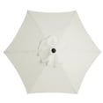 thumbnail image 1 of JShteea Paraguas Canopy Cloth Poliéster Reemplazo Parasol Cover (Beige 2.7M 6Bones), 1 of 9