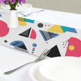 thumbnail image 4 of Yayeee Table Runner 70 inches Long Home Kitchen Dinning Party Decoration, Black Retro Pattern, 4 of 7