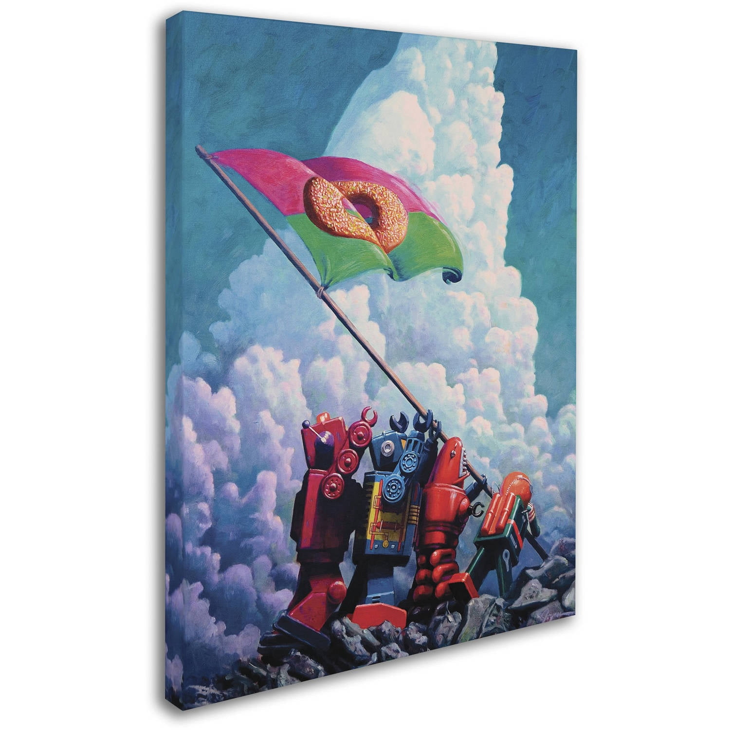 Trademark Fine Art "IO Jima" Canvas Art by Eric Joyner