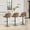 Cognac-Sleek Black-Set of 3, variant on Spruce & Spring Modern Adjustable Swivel Bar Stool with Air-Lift Set of 3, White with Gold Frame