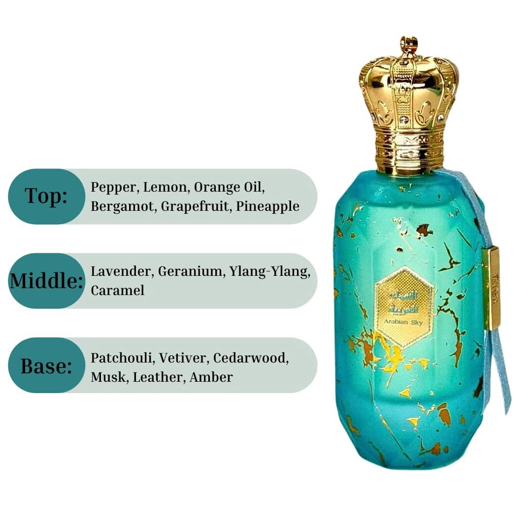 Armaf Men's Arabian Sky EDP Spray 3.4 oz Fragrances 6294015176094