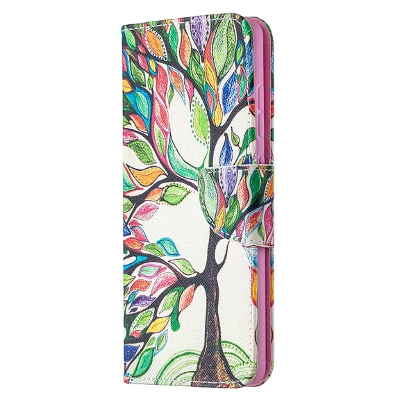 Galaxy S20 FE Case Wallet, Galaxy S20 FE 5G Case, Allytech PU Leather Folio Flip Folding Stand Shockproof Full Protection Cards Holder Wallet Case Cover for Samsung Galaxy S20 FE 5G, Colorful Tree
