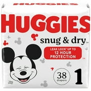 Huggies Snug & Dry Diapers Size 1 (Pack of 4)