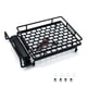 thumbnail image 1 of Estante Portaequipajes de techo con luces LED, piezas de Metal de coche RC Compatible con 1/14 1/12 1/10 SCX10 CC01 MN D90 D91 D99 MN90 MN99S RC Car Romacci Estante, 1 of 7